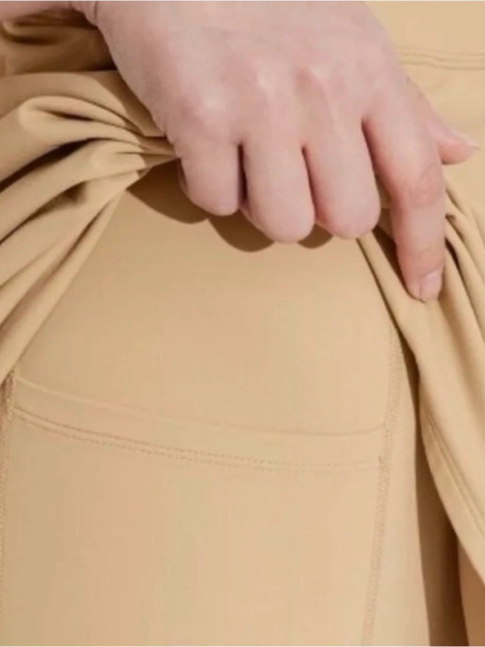 JoyLab Beige Scoop-Neck Tank Dress - Picture 2 of 8